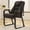 /Black, variant on Accent Chair With Arms Modern Recliner Chair For Adults Lying Flat Sofa Reading Chair Backrest Adjustment Cozy Chair For Bedroom Indoor,Lounge Armchair Desk Chair