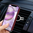 thumbnail image 4 of Apple iPhone 12 PRO MAX /6.7" Ring Stand Hybrid Rugged Heavy Duty Armor 2 layers with Car Air Vent Grip Rotation Ring Holder fit Magnetic Car Mount [Red] Phone Cover Fit iPhone 12 Pro Max, 4 of 6