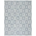 thumbnail image 6 of SAFAVIEH Kenya Shanika Diamond Area Rug, Blue/Ivory, 8' x 10', 6 of 6