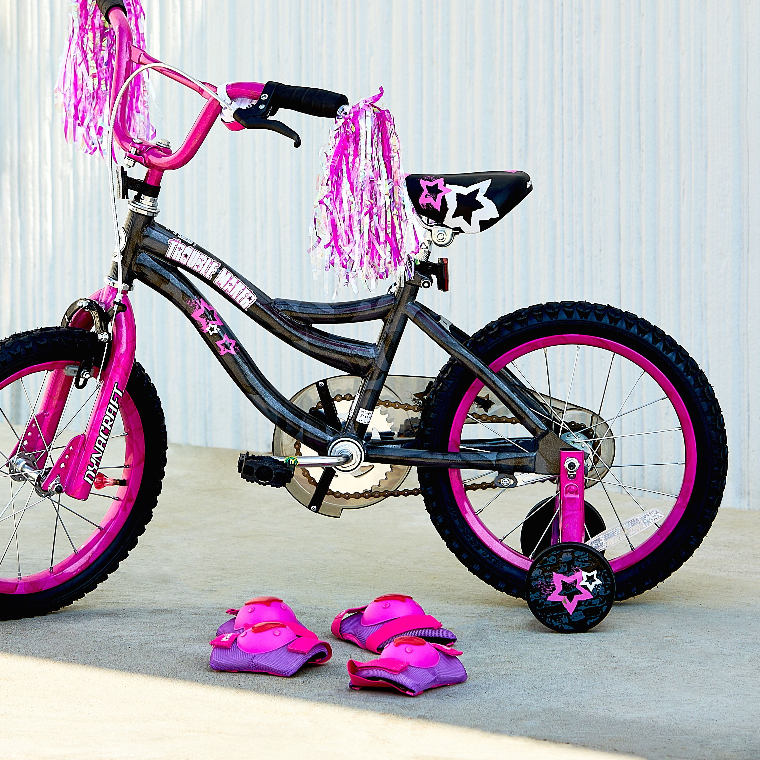 Concord Pink and Pretty Bicycle Pad Set, 9 Pieces