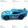 thumbnail image 3 of Disney-Coche de juguete de Metal Pixar para niños, Rayo McQueen, Jackson Storm Ramirez, 1:55, 3 of 5