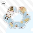 thumbnail image 3 of Hirioo Cute Gnome Bee Collects Honey for Baby Cotton Petal Bib Drool Bibs for Baby Boy Unisex, 3 of 9