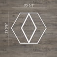 thumbnail image 2 of Ekena Millwork 23 3/8"W x 23 3/8"H x 3/8"T Large Hillrose Decorative Fretwork Wall Panels in Architectural Grade PVC, 2 of 9