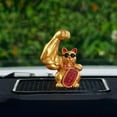 thumbnail image 3 of POINTERTECK Giant Cat Figurine Muscle Feng Shui Fortune Sculptures Waving Arm Fortune Wealth Welcoming Store Opening Decor, 3 of 6