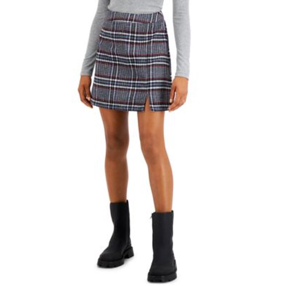 MSRP $39 Tinseltown Juniors' Plaid Skirt Size XS