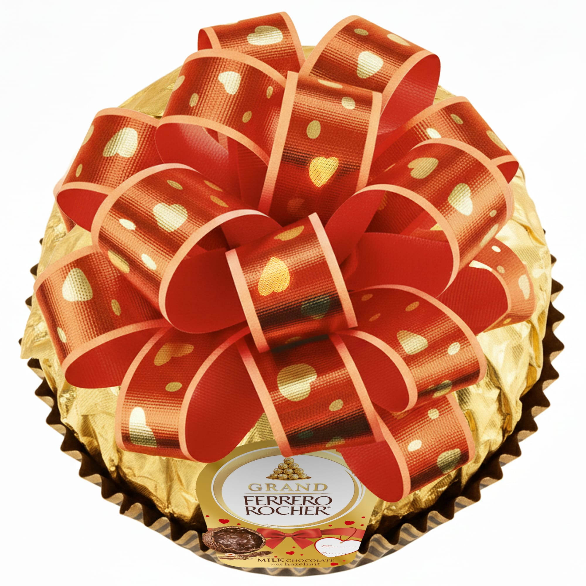 Grand Ferrero Rocher Milk Chocolate, Valentine’s Day Gift, Premium Gifting, 4.4 oz