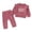 a3-Hot Pink, variant on KPOPLK Baby Girls Ribbed 2 Piece Outfit MAMA'S MINI 3M 6M 9M 12M 18M 24M 2T 3T 4T Sweatshirt and Pants Set Clothing,Size 3-6 Months