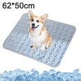 thumbnail image 2 of Almohadilla de hielo fresca de verano para mascotas, almohadilla cómoda para perros, almohadilla de seda de hielo, 2 of 5