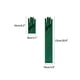 thumbnail image 2 of Guante de dedo completo de terciopelo hasta el codo para mujer INSPIRE CHIC en elegante verde oscuro, 2 of 6