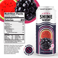 thumbnail image 3 of ShineWater Watermelon Blackberry Vitamin D Electrolyte Drinks 12-Pack, Sugar Free Flavored Water with Magnesium, Zinc & Antioxidants, Low Calorie Hydration Beverage, Zero Sugar, 3 of 7