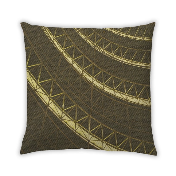 Ahgly Company Indoor Square Contemporary Throw Pillow, 18 inch by 18 inch