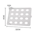 thumbnail image 2 of Storage Rack Useful T Shirt Organizer Wardrobe Storage Stackable Dressbook T Shirt Folder Board Shirt Organizer Clothing Folding Board GREY, 2 of 8