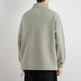 thumbnail image 6 of Generic Quarter Zip Fleece Pullover Sweatshirt for Men Long Sleeve Warm Winter Thermal Sweater Casual Fishing Shirts, 6 of 7