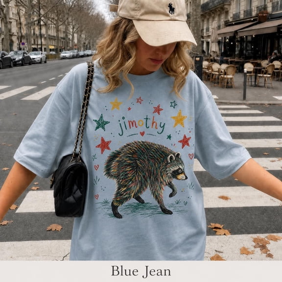Jimothy Raccoon Tee, Funny Trash Panda Wildlife Shirt