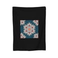 thumbnail image 7 of DouZhe Ultra-Soft Micro Fleece Lightweight Flannel Bed Blanket, Colorful Geometric Flowers Print Cozy Warm Throw Blankets, 60"x50", 7 of 7