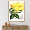 thumbnail image 2 of Green Leaves With Tropical Yellow Flowers II 24 in x 32 in Framed Painting Canvas Art Print, by Designart, 2 of 5