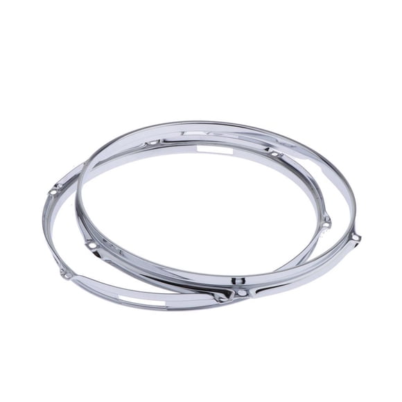 Eigraketly Los aros del tambor de la trampa del molde de la aleación del cinc parten los accesorios 1.5m m 13inch 6 agujeros Accesorios para instrumentos musicales