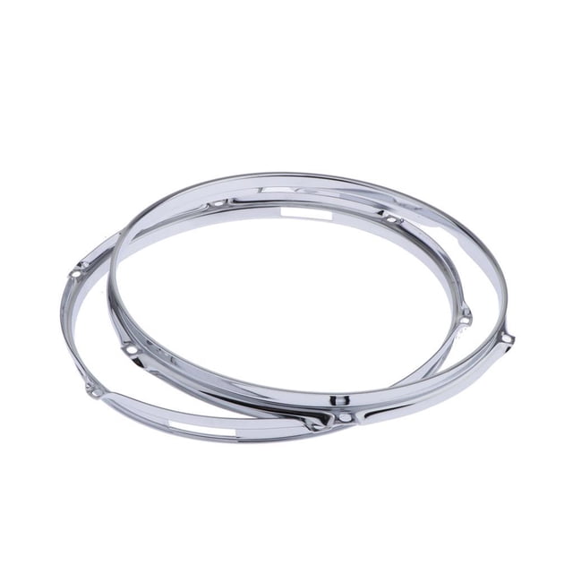 Eigraketly Los aros del tambor de la trampa del molde de la aleación del cinc parten los accesorios 1.5m m 13inch 6 agujeros Accesorios para instrumentos musicales