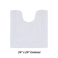 thumbnail image 3 of Better Trends Premium 3 Piece Bathroom Rug Set 100% Cotton, Extra Soft Tufted Bath Mat, Water Absorbent & Reversible Mat, White Lux Collection, 3 of 7