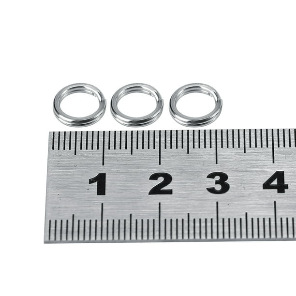 7 Sizes Snap Split Ring, Portable Double Circle Split Ring 50pcs/100pcs  Fishing Tackle Bait Split Rings, Angling For Fishing