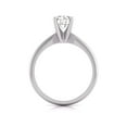 thumbnail image 3 of TimeLe$$ Classics 3 Carat Lab Grown 4 Prong Solitaire Round Cut Solitaire Diamond Engagement Ring For Women in 14K White Gold (Ring Size: 8), 3 of 6