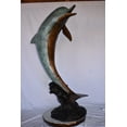 thumbnail image 3 of Nifao Jumping Dolphin23" x 33" x 60"H – Outdoor Bronze Fountain, Garden Water Feature, 23"L x 33"W x 60"H, 3 of 11