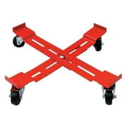 6FVJ4 Adjustable Drum Dolly, 1000 lb, 5-3 8 In H by VALUE BRAND