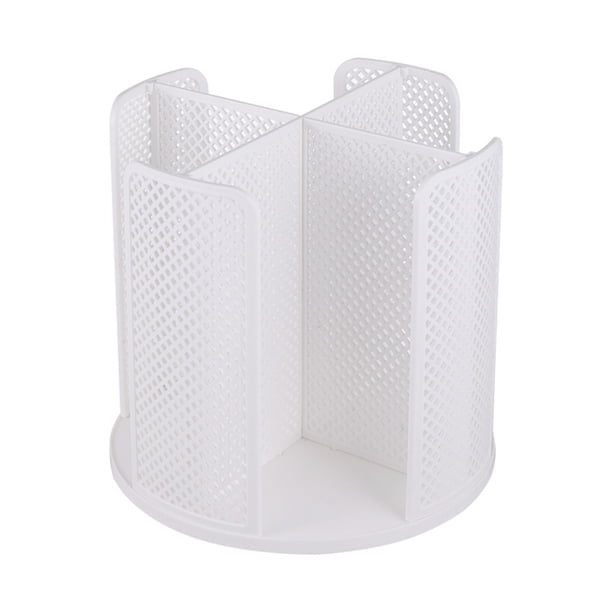 Estante Almacenamiento Vasos Desechables Giratorio 360° 4 Compartimentos para Gabinetes