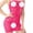 Hot Pink, variant on Underwire Lady Fishnet Body Stocking Performance Dancewear Mesh Fishnet Dance Wear Black Body Stocking Sleepwear Deep V Cute Lingerie