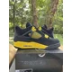 thumbnail image 5 of Ni - ke Air Jordan 4 Retro Thunder Men’s Size 10 Black Yellow Iowa Hawkeyes Steelers MU, 5 of 5