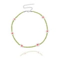 thumbnail image 1 of Jusqu'à 65 % de Rabais Perles de Riz Mode Ligne de Perles Collier Femmes Filles Bijoux de Personnalité Collier Bagues Boucle d'Oreille Bijoux en Liquidation, 1 of 2