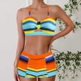 thumbnail image 1 of Traje de baño de 2 piezas para mujer, trajes de baño para mujer, traje de baño de verano de talla grande con estampado, bikini, traje de baño dividido para mujer, traje de baño de poliéster, 1 of 5