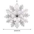 thumbnail image 2 of ¡Rebajas de Liquidación!, Adornos colgantes de copos de nieve para árbol de Navidad, accesorios de decoración para el hogar Akmoler, 2 of 5