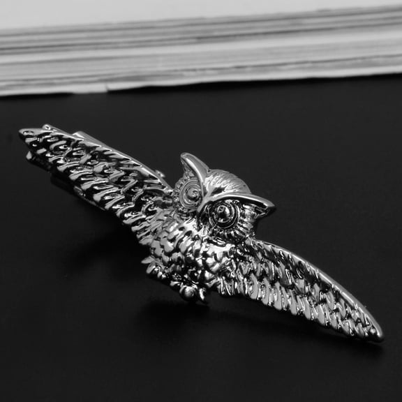 AOOOWER Men's Vintage Tie Clip Necktie Bar Clasp Owl Dart Car Hook Nail Tie Clip