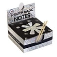 thumbnail image 3 of Scratch Art Kit  Magic Scratch Off Notes & [2] Stylus for Kids & Adults  100 Mini Black Paper Sheets (3x3")  Create Colorful Holographic Cards, Bookmarks, Notes, Pictures & Other Art Without Ink, 3 of 4