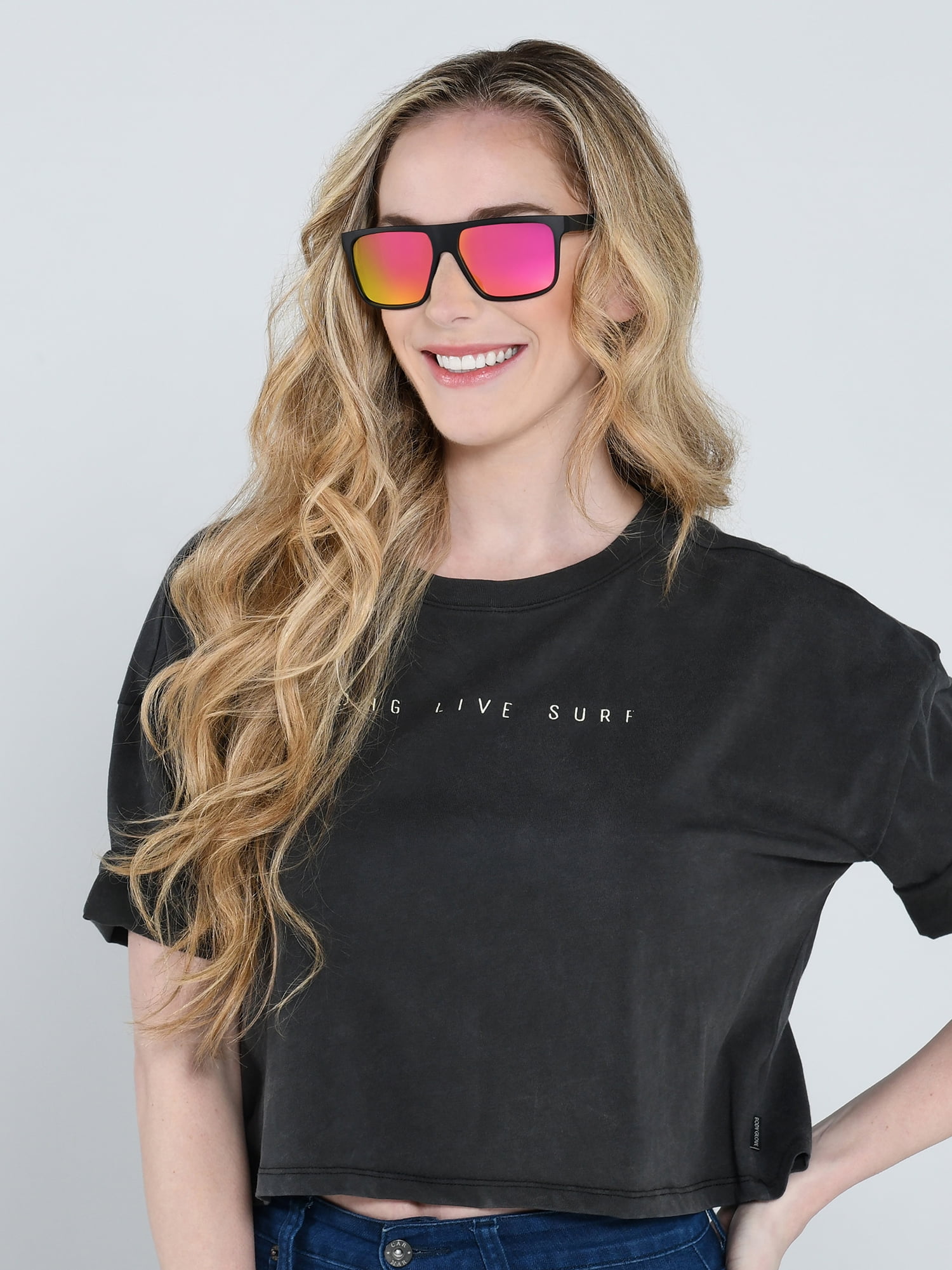 Body Glove Square Full-Rim Polarized Sunglasses