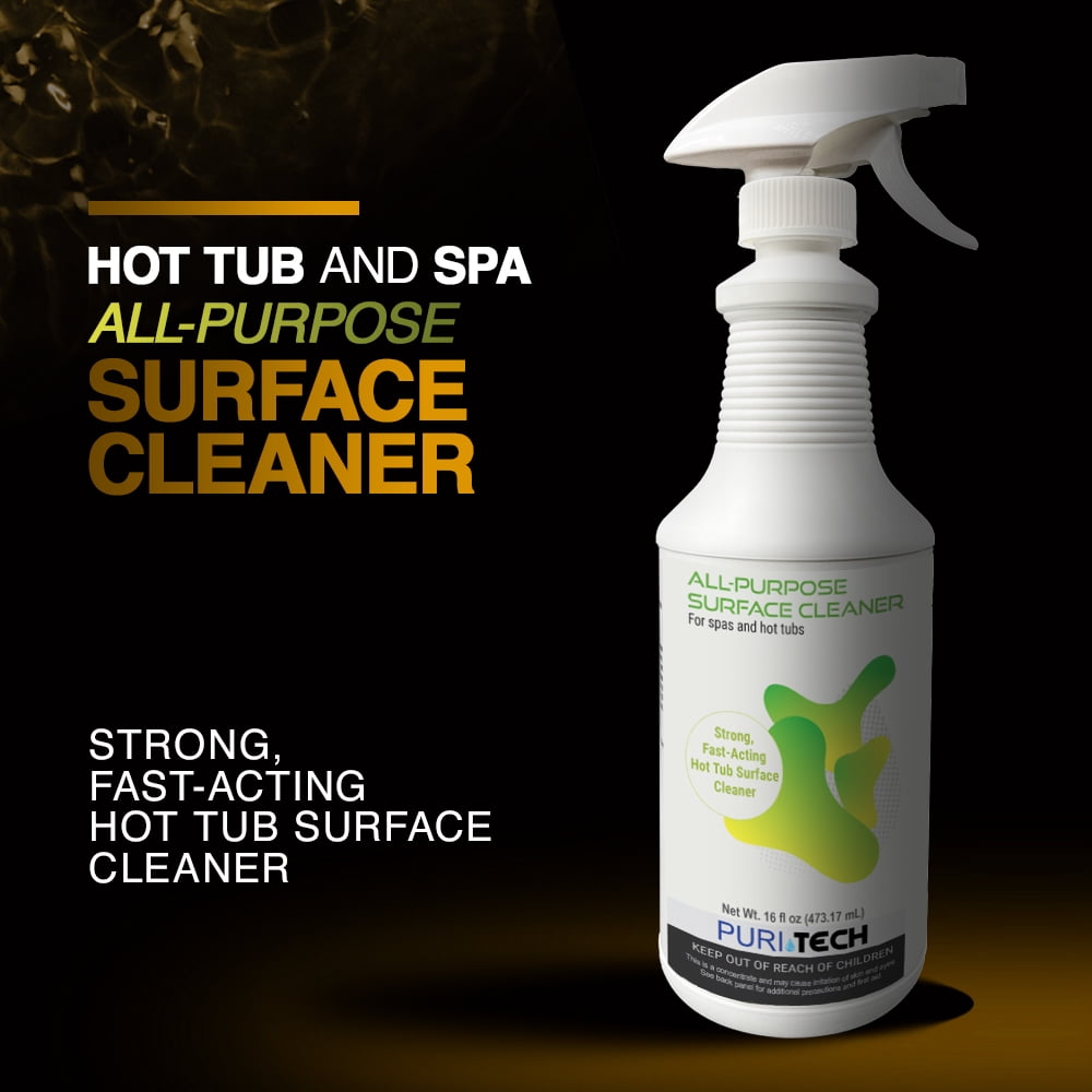 Puri Tech Spa Liquid All-Purpose Surface Cleaner 32oz for Spas & Hot Tubs