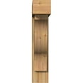 thumbnail image 2 of Ekena Millwork 8"W x 30"D x 38"H Funston Block Rough Sawn Bracket w/ Offset Brace, Western Red Cedar, 2 of 25
