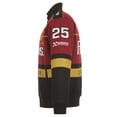 thumbnail image 5 of Men's JH Design  Maroon/Black Tim Richmond Folgers Twill Uniform Full-Snap Jacket, 5 of 6