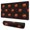 Black Halloween Pumpkins, variant on Long Mouse Pads for Desk,Black Halloween Spider Webs Desk Mats on Top Of Desks, Desk Mouse Pad Extra Large with 3mm Non-Slip Base and Stitched Edge for Gaming,Office,Work,Home 31.5"x11.8"