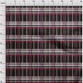 thumbnail image 3 of oneOone Cotton Cambric Black Fabric Madras Check Craft Projects Decor Fabric Printed By The Yard 56 Inches Wide, 3 of 4