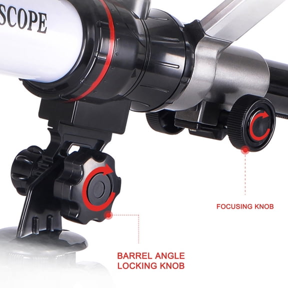 COM1950s 40X Astronomical Childrens Telescope,Toy Science Experiment,High-Definition Eyepiece