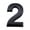 2, variant on Hariumiu Mailbox Number Modern 3d House Number Self-adhesive Mailbox Sign