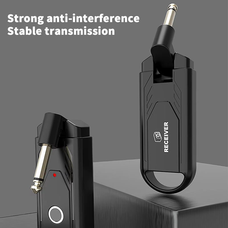 1 * Guitar Wireless Transmitter 1 * Guitar Wireless Receiver 1 * USB Cable-Black
