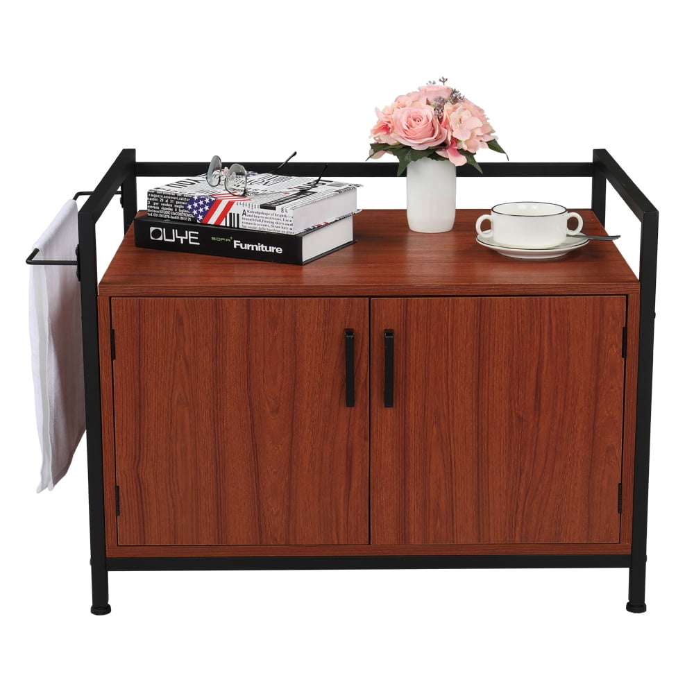 Kepooman FCH Washroom Storage Box, Double Door House for Cat and Dog, Rectangle Wooden Structure Litter Box, Easy Assembly, 29.72*20.07*21.45 inches, Red-brown Kepooman FCH Washroom Storage Box, Double Door House for Cat and Dog, Rectangle Wooden Structure Litter Box, Easy Assembly, 29.72*20.07*21.45 inches, Red-brown