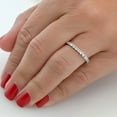 thumbnail image 3 of Pompeii 1ct Diamond Eternity Wedding Ring in 14k White Gold (,I1), 3 of 4
