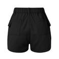 thumbnail image 6 of Sngxgn Womens Casual High Waist Cargo Shorts with Pockets Summer Short Pants(Black,XXL), 6 of 6