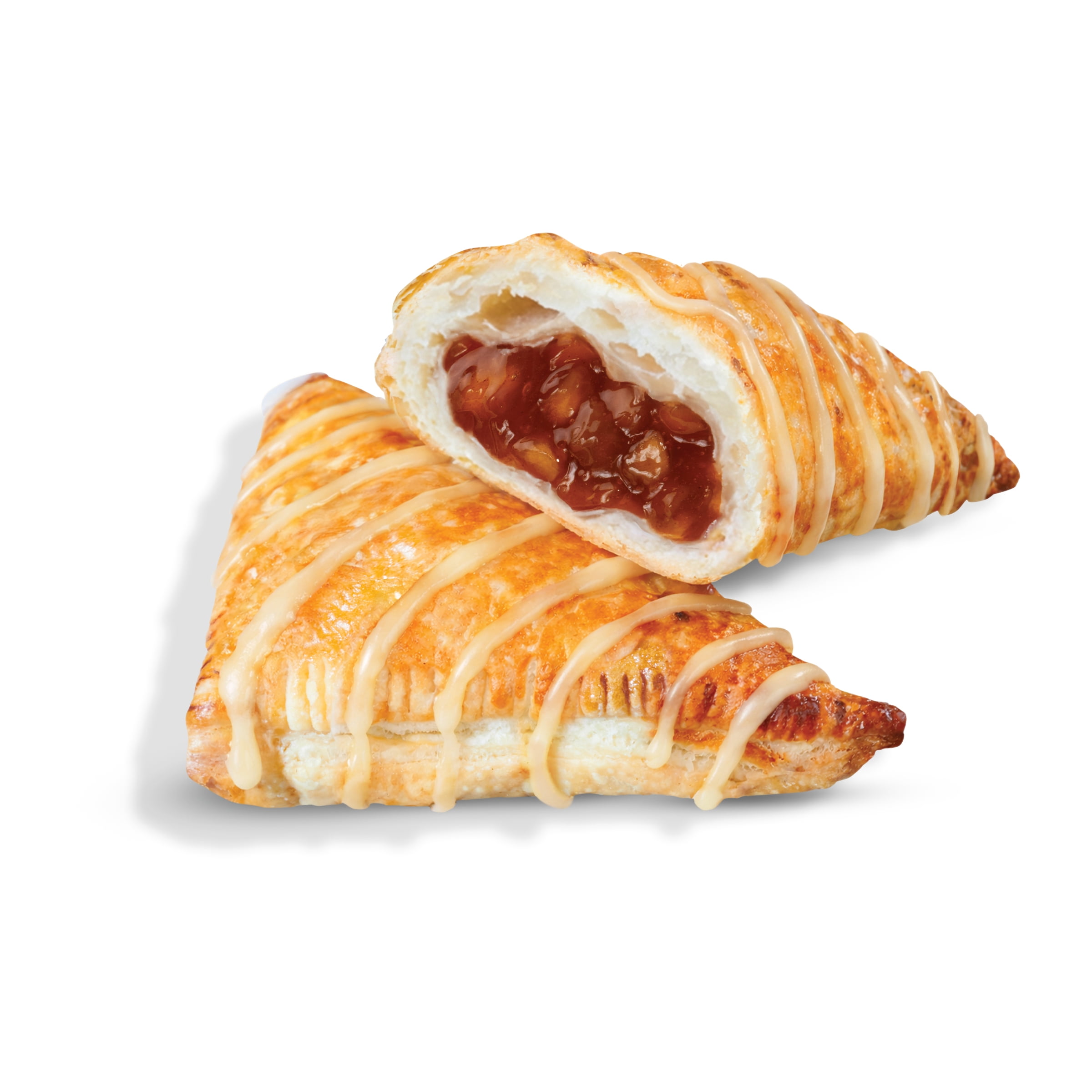 Jus-Rol Puff Pastry Turnover Kit, Apple, 15.45 oz, Makes 4 Turnovers – Refrigerated Flaky and Layered Pastry Kit with Filling and Icing