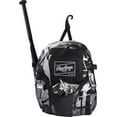 thumbnail image 2 of Rawlings Remix Youth Tball and Baseball Backpack Bags Black, 2 of 9