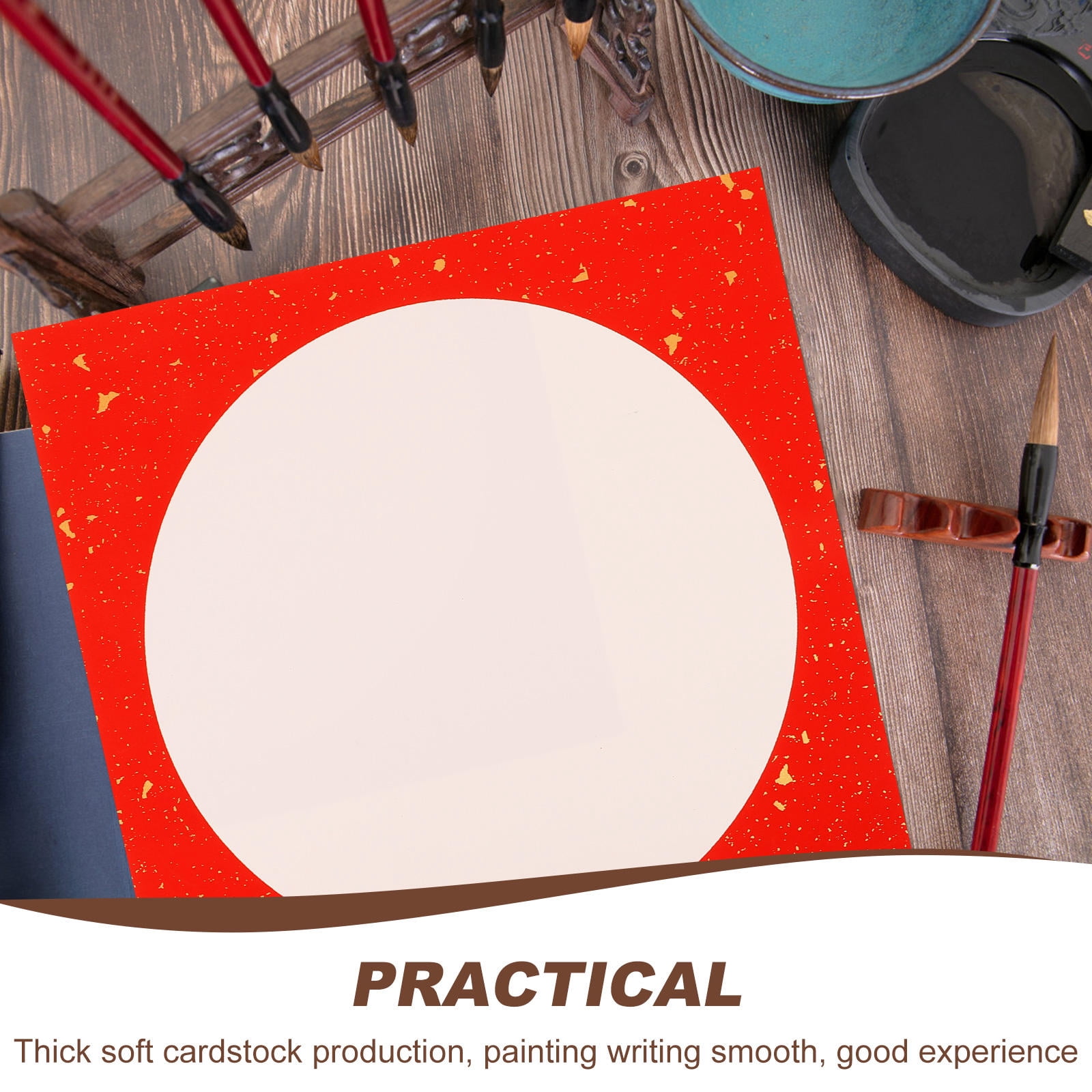 MLINS 20 Sheets  Chinese Art Paper Professional Writing Paper Dried Thickened Card Rice Paper